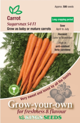 Picture of Carrot Sugarsnax 54 F1 RHS AGM
