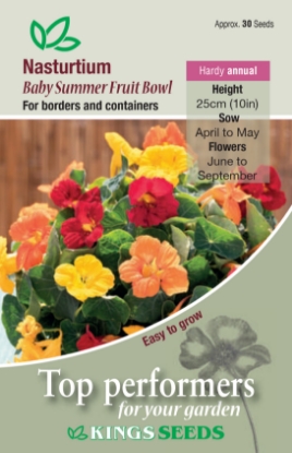 Picture of Nasturtium Baby Summer Fruit Bowl