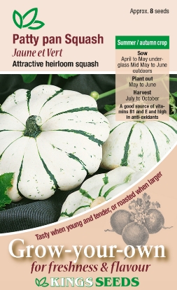 Picture of Patty Pan Squash Jaune et Vert